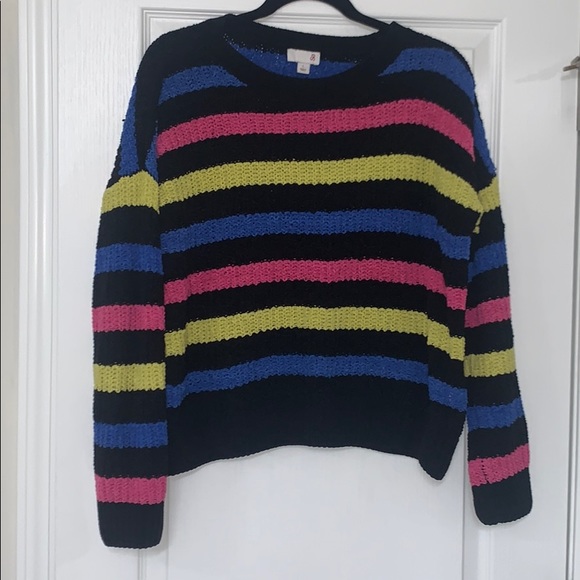 So striped soft colorful sweater Large - Picture 1 of 3